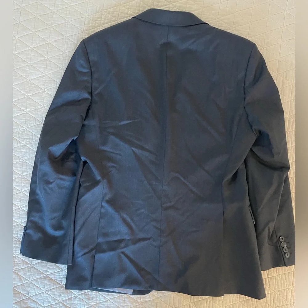 BOSS HUGO BOSS Passolini/Movie US Super 100’s Wool Blazer In Charcoal Size‎ 40 R